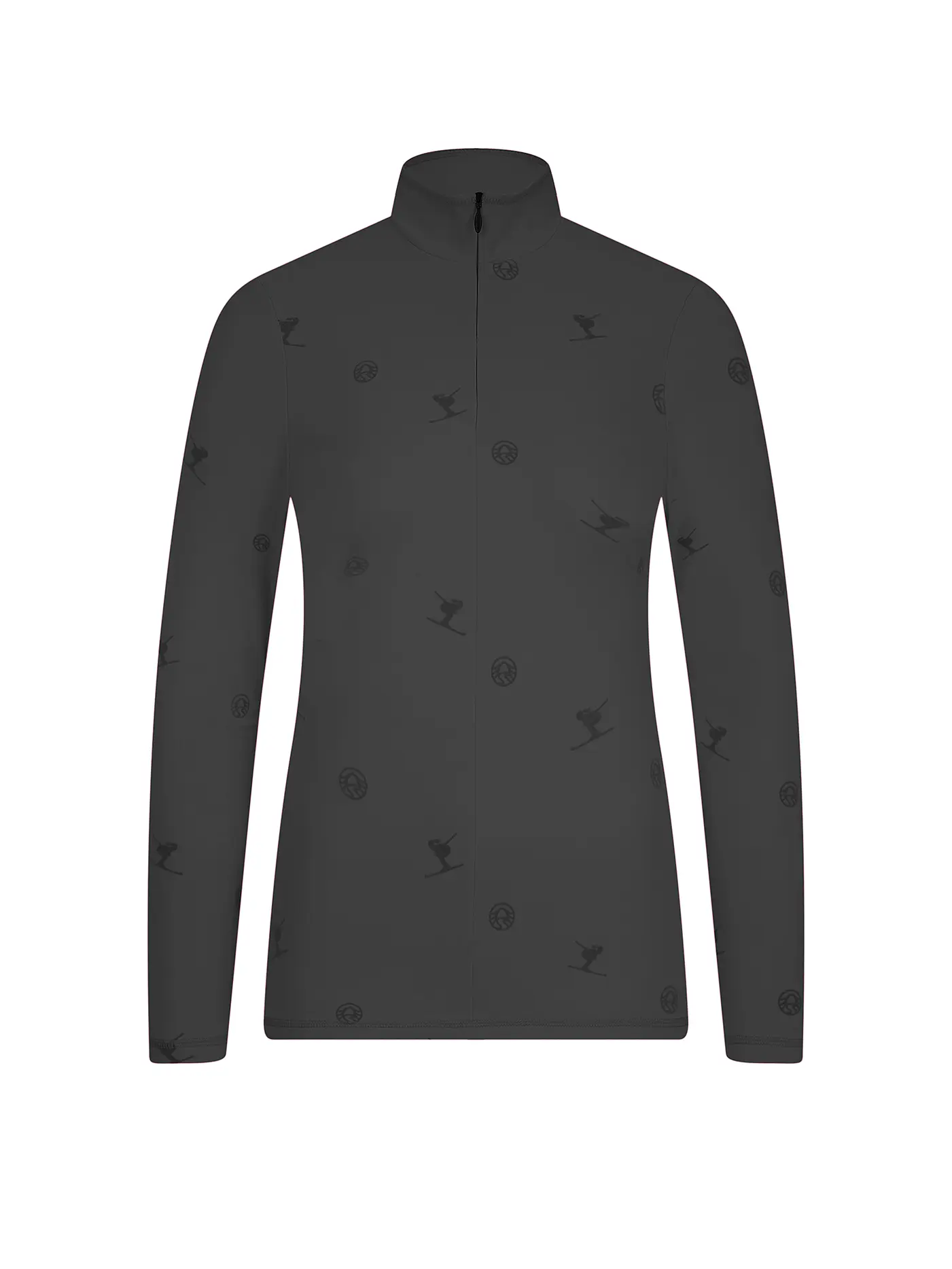 SPORTALM | Damen Ski Unterzieh Zipshirt | schwarz